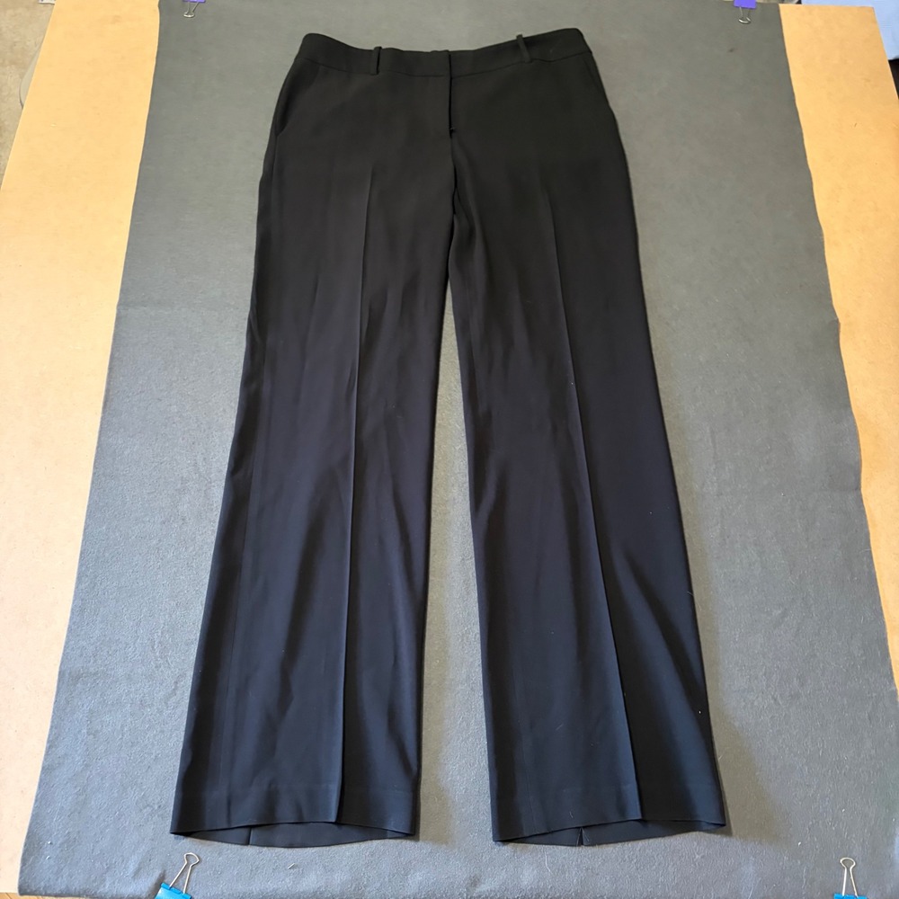 Talbots Signature Dress Pants Womens 6 Black Business Core Comfort Tailored